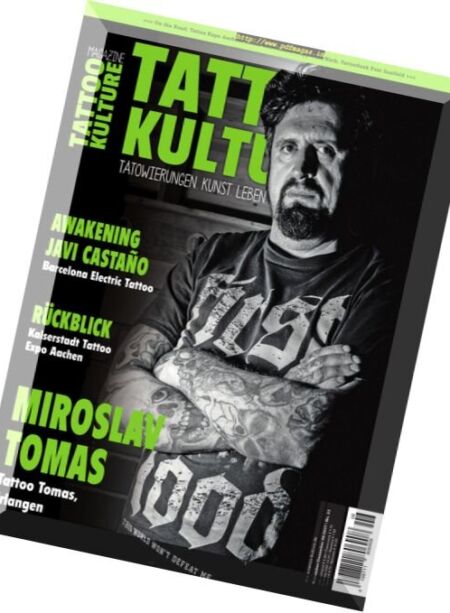 Tattoo Kulture Magazine – November-Dezember 2017 Cover