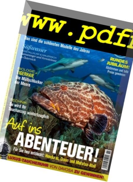 Tauchen – November 2017 Cover
