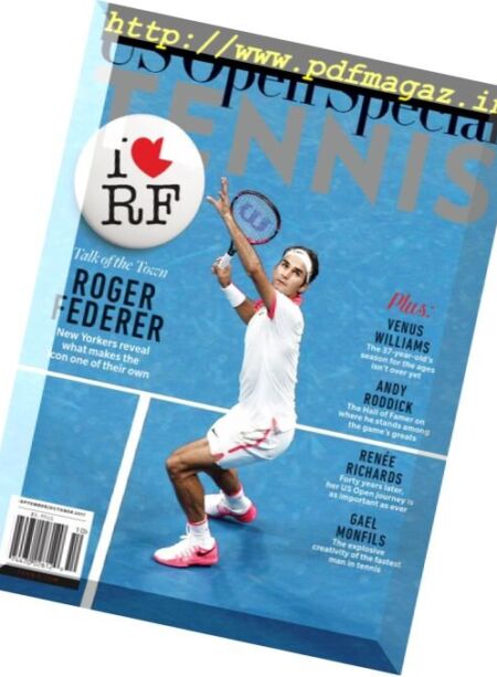 Tennis Magazine USA – September-October 2017 Cover