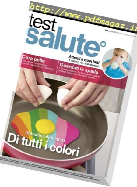 Test Salute – Agosto 2017 Cover