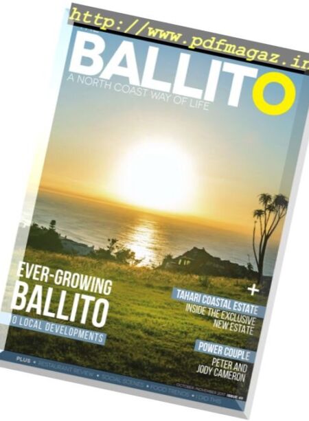 The Ballito Magazine – October-November 2017 Cover