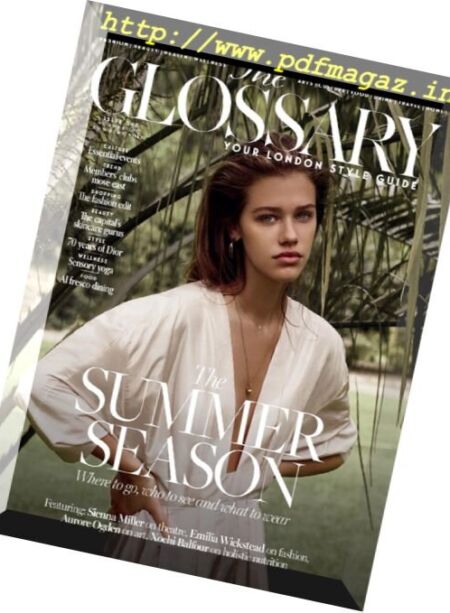 The Glossary – Summer 2017 Cover
