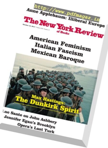 The New York Review of Books – 12 October 2017 Cover