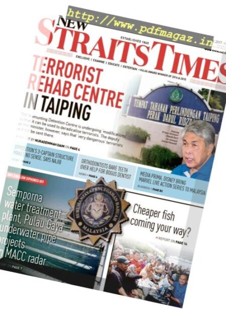 The News Straits Times – 11 Oktober 2017 Cover