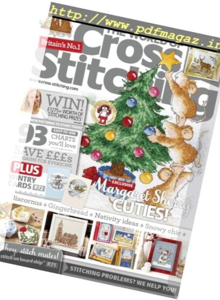 The World of Cross Stitching – December 2017 Cover