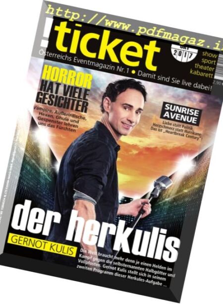 Ticket – Oktober 2017 Cover