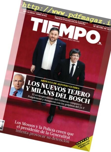 Tiempo – 29 septiembre 2017 Cover