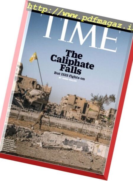 Time Magazine International Edition – 6 November 2017 Cover