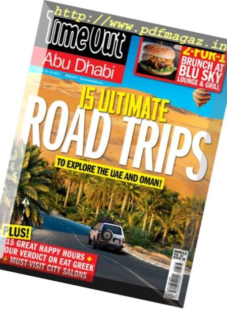 TimeOut Abu Dhabi – 25 October 2017 Cover