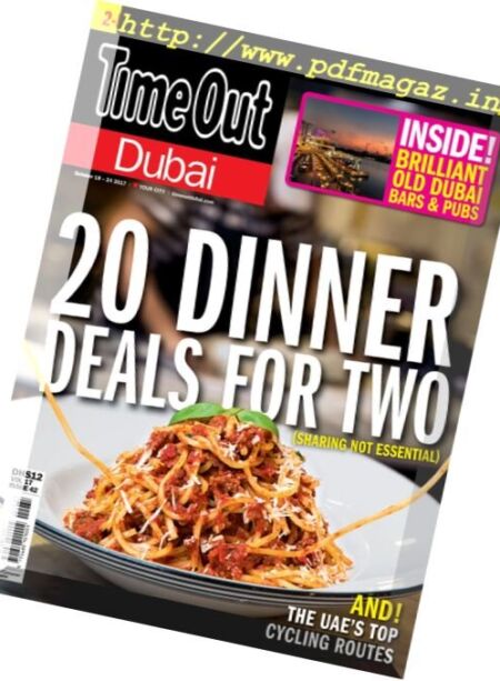 TimeOut Dubai – 18 October 2017 Cover