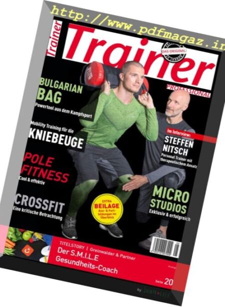 Trainer Professional – Nr.5 2017 Cover