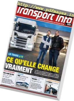 Transport Info Hebdo – 22 Septembre 2017