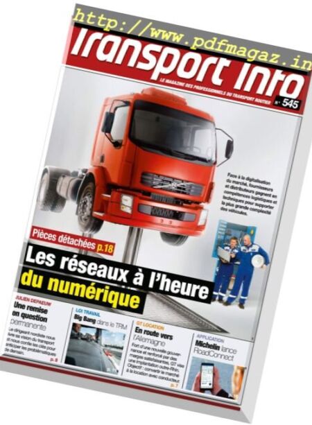 Transport Info Hebdo – 6 Octobre 2017 Cover