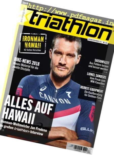 Triathlon Germany – Oktober-November 2017 Cover