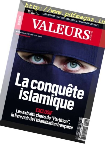 Valeurs Actuelles – 5 au 11 Octobre 2017 Cover