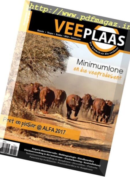 Veeplaas – Oktober 2017 Cover