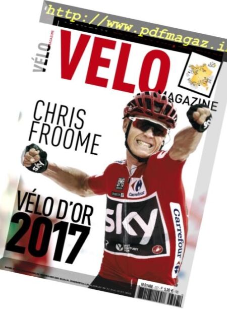 Velo Magazine – Novembre 2017 Cover