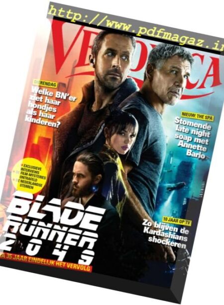 Veronica Magazine – 30 September – 6 Oktober 2017 Cover