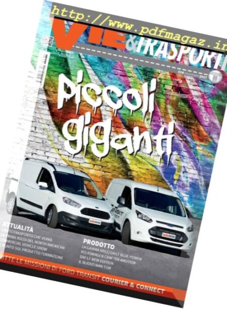 Vie & Trasporti – Novembre 2017 Cover