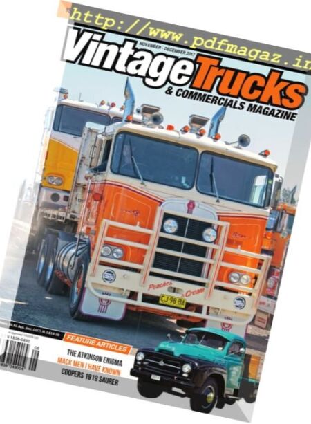 Vintage Trucks & Commercials – November-December 2017 Cover
