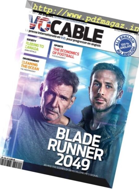 Vocable All English – du 5 au 18 Octobre 2017 Cover