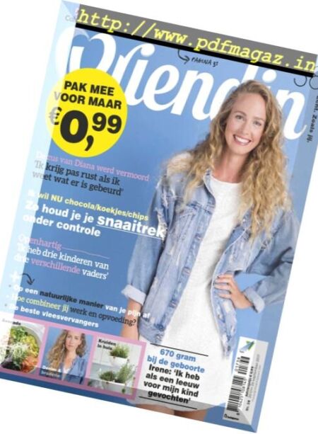Vriendin – Nr.38 2017 Cover