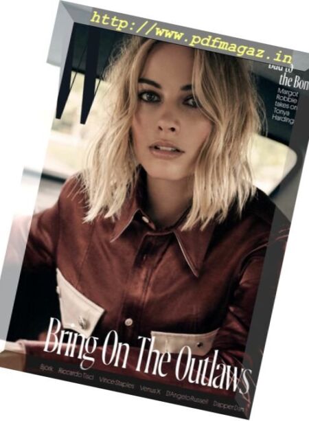 W Magazine – November 2017 Cover