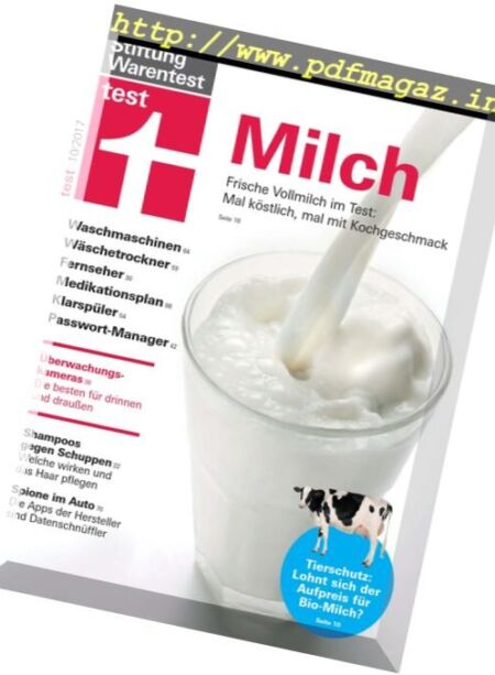 Warentest – Oktober 2017 Cover