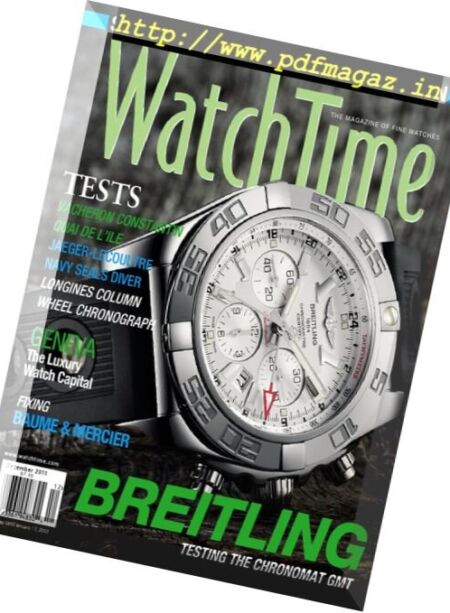 WatchTime – December 2011 Cover