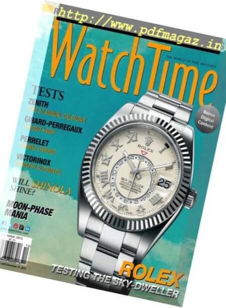 WatchTime – December 2013 Cover