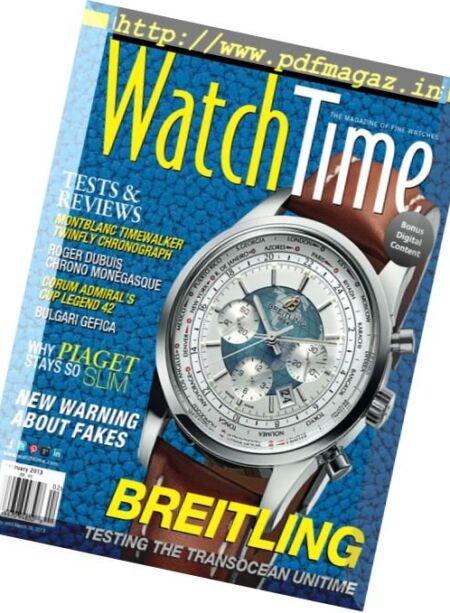 WatchTime – February 2013 Cover