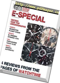 WatchTime – Four Top Chronographs (October 2013)