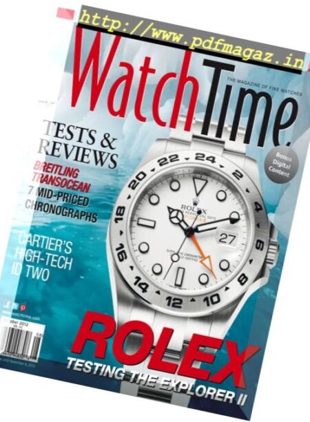 WatchTime – October 2012 Cover