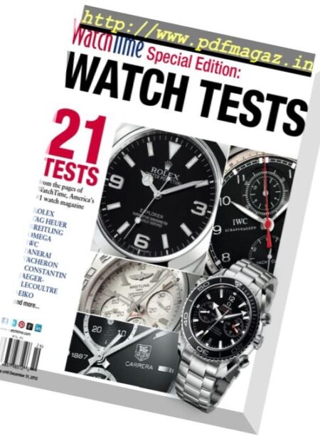 WatchTime – Special Edition Watch Tests 2012 Cover
