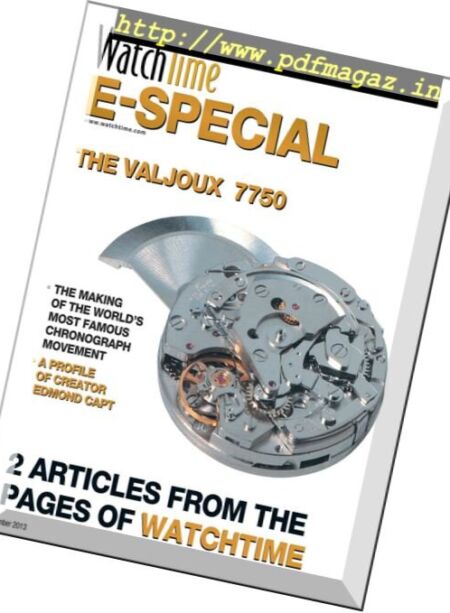 WatchTime – The Valjoux 7750 (November 2013) Cover