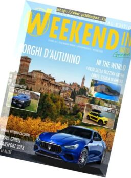 Weekend in Auto – Ottobre 2017