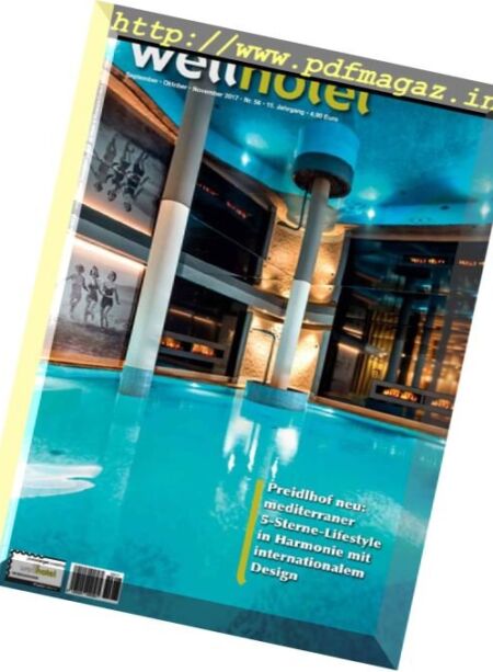 WellHotel – September-November 2017 Cover