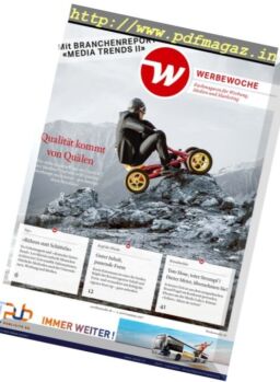 Werbewoche – 3 November 2017