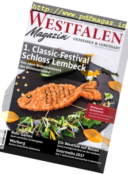 Westfalen Magazin – Herbst 2017 Cover