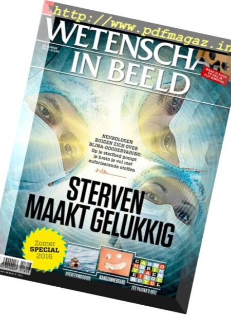 Wetenschap in Beeld – Augustus 2016 Cover