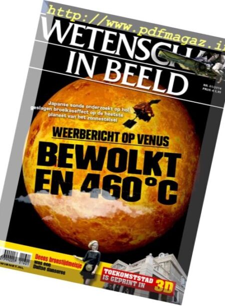 Wetenschap in Beeld – Januari 2016 Cover