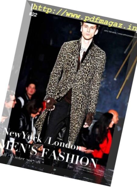 WFM Men Collection – Issue 22, Fall-Winter 2017-2018 Cover