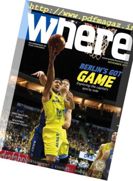 Where Berlin – November 2017 Cover