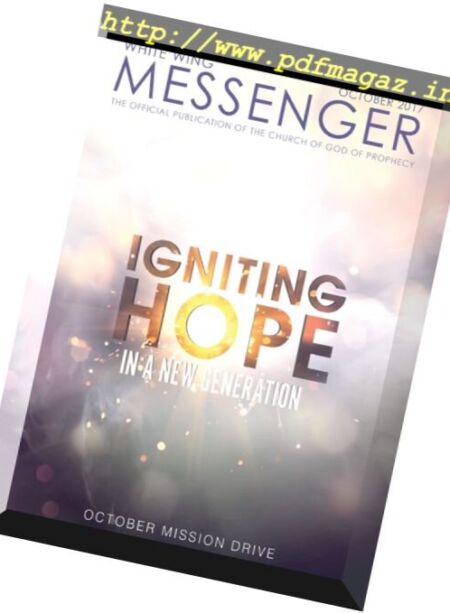 White Wing Messenger – October 2017 Cover