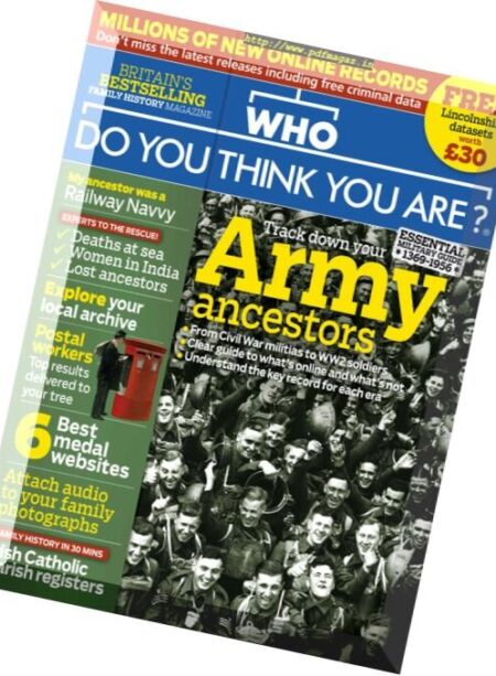 Who Do You Think You Are – November 2017 Cover