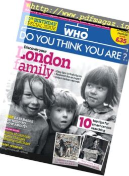 Who Do You Think You Are – October 2017