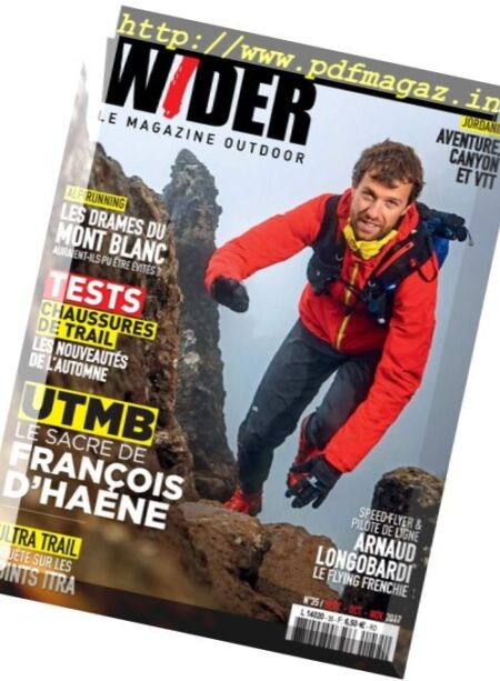 Wider – Septembre-Novembre 2017 Cover