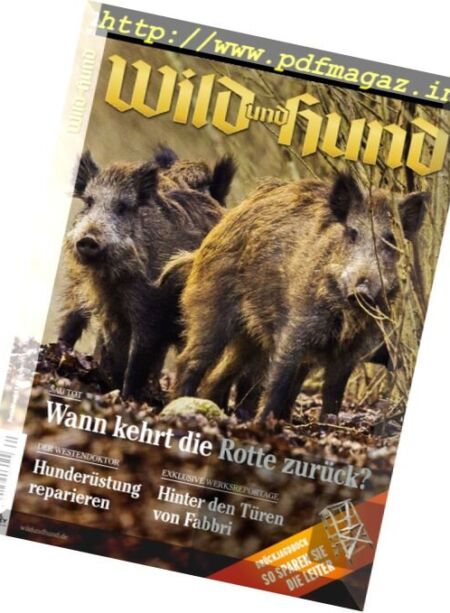 Wild und Hund – 19 Oktober 2017 Cover