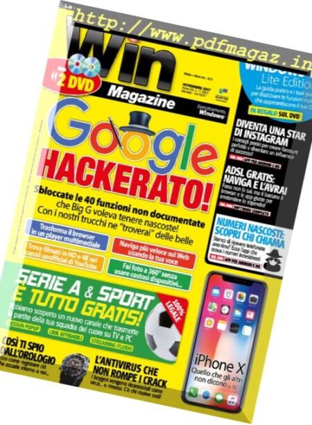 Win Magazine – Novembre 2017 Cover