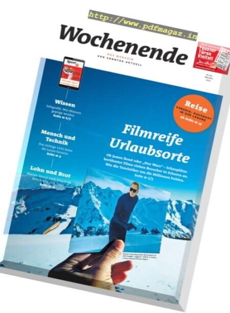 Wochenende Das Magazin – 22 Oktober 2017 Cover